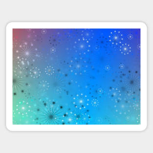 Blue Stars Sticker